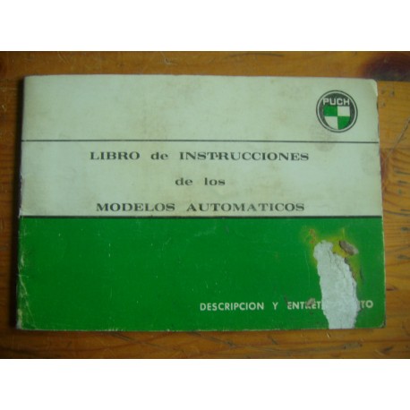 LIBRO DE INSTRUCCIONES MODELOS AUTOMATICOS PUCH 48