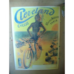 CARTEL BICICLETA CYCLES CLEVELAND